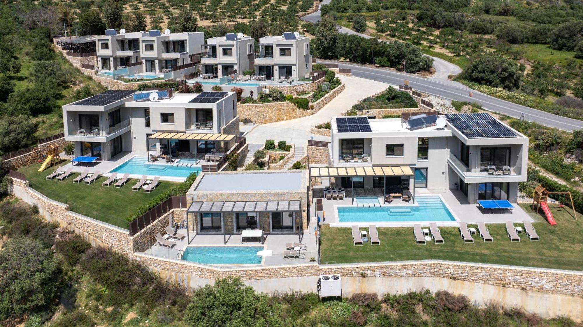 Porti Villas Aphrodite Asomatoi Eksteriør billede