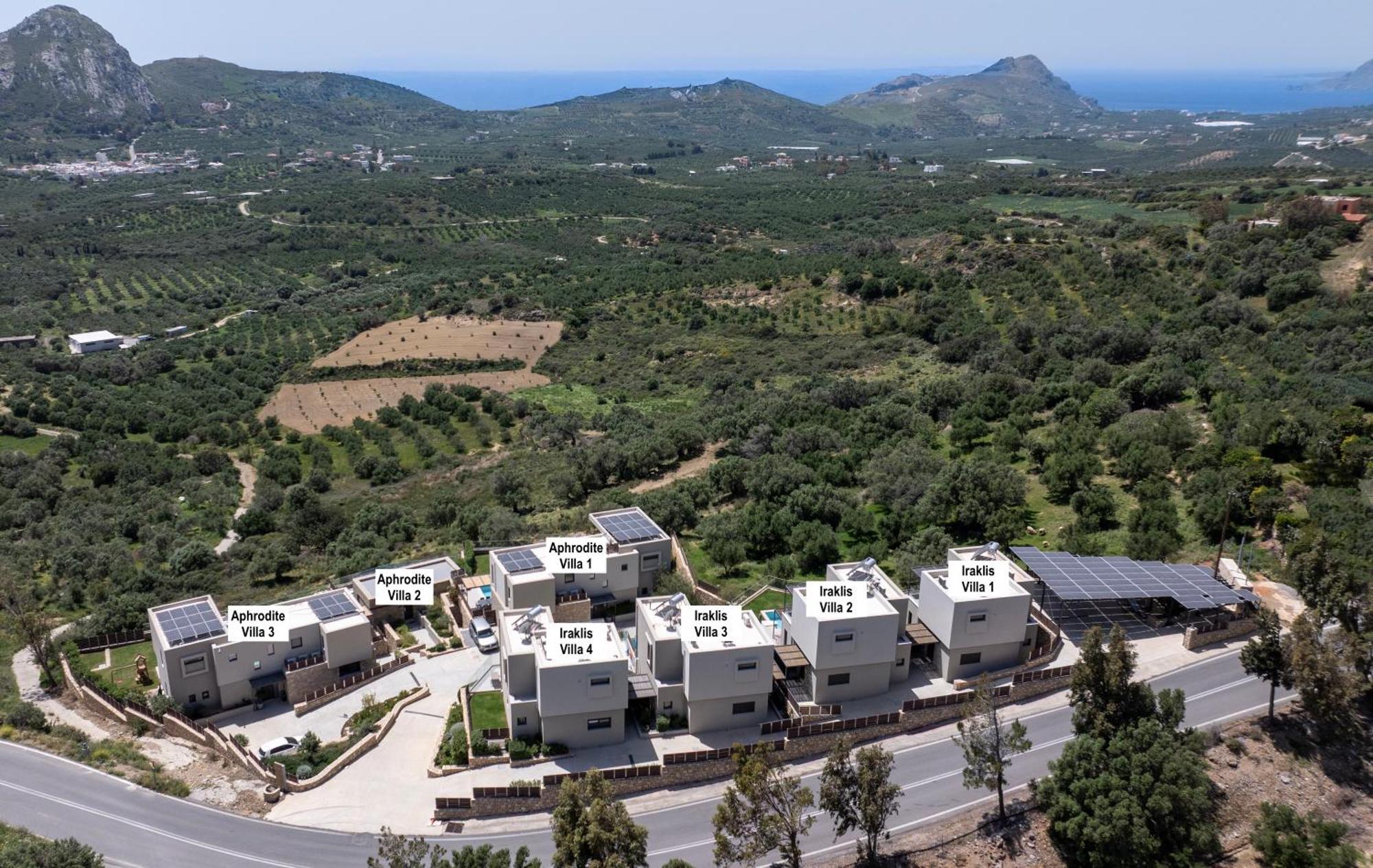Porti Villas Aphrodite Asomatoi Eksteriør billede
